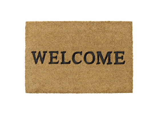 Изтривалка от кокос Руко релеф гума WELCOME